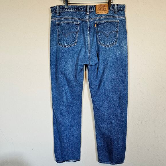 Levi's 505 Jeans Vintage 90s Orange Tab Men's Size 40 x 32 Casual Grunge Weekend - Picture 2 of 11
